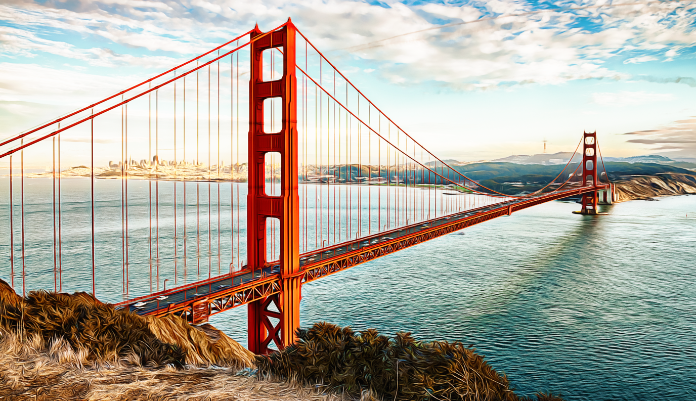 fine art photo of the Golden Gate bridge